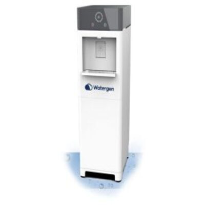 Genny - WaterGen - Air to Water Generator 30L/day - Alkaline + Ionized - Fluoride Free - 100% Healthy - Ecological & Sustainable - Carbon + Osmosis Filter - UV - Cooler + Heater Dispenser - Dehumidifier (White)
